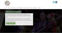 Desktop Screenshot of caerleon-arts.org